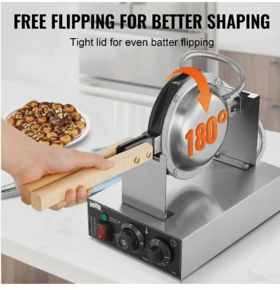 Commercial Bubble Waffle Maker Egg Pancake - Image 4