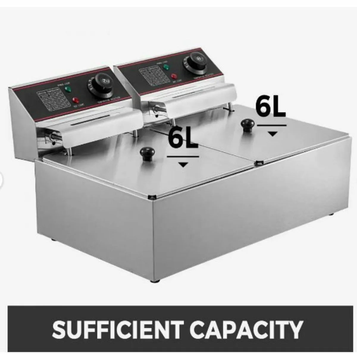 Commercial Deep Fryer 12L Electric Fryer 5000W - Image 2