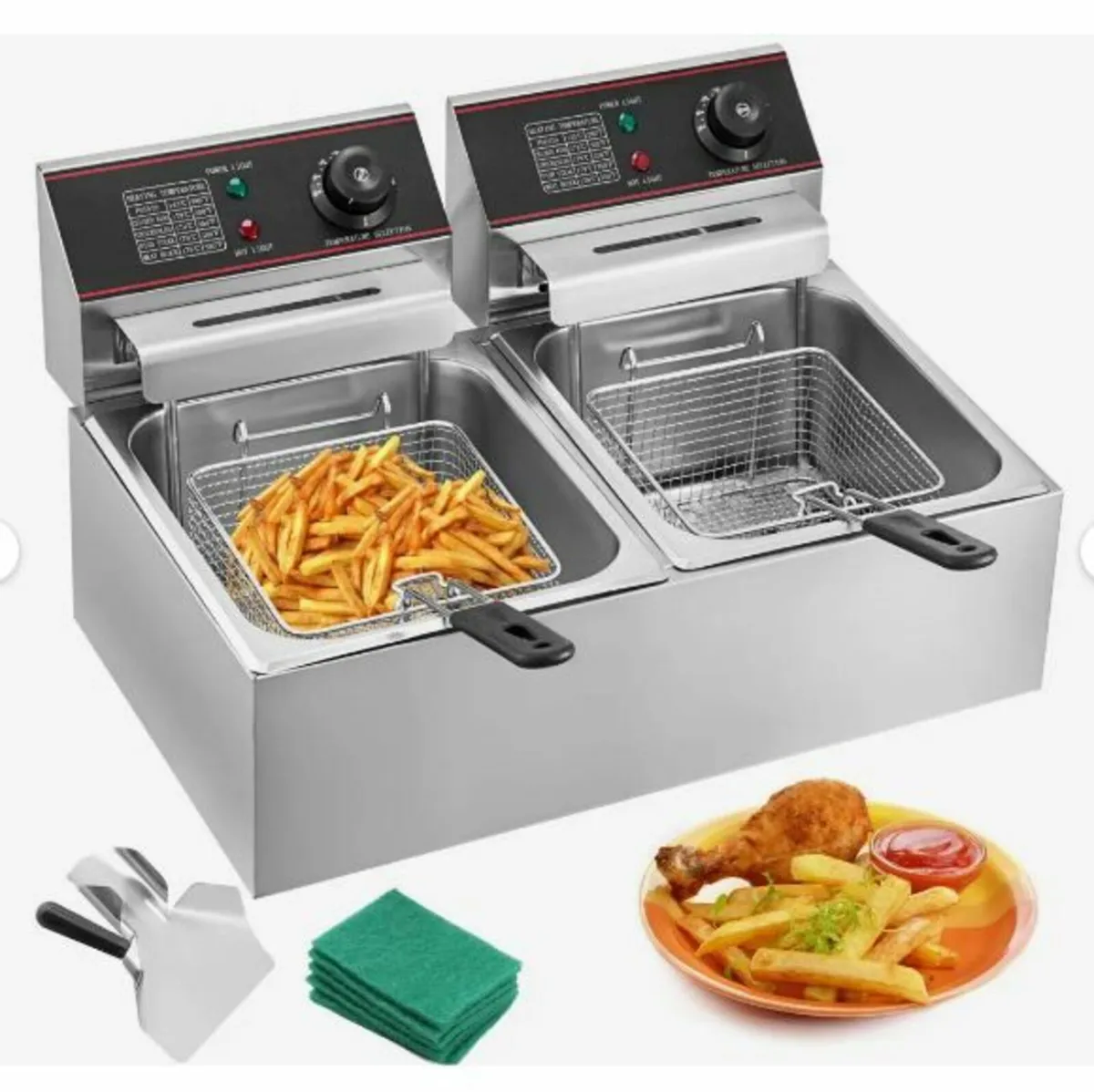 Commercial Deep Fryer 12L Electric Fryer 5000W - Image 3