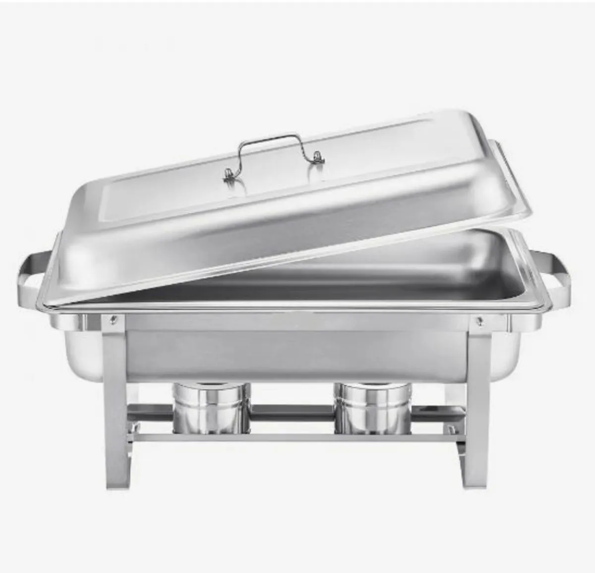 8 Qt 4 Pack Rectangle Chafing Dish Buffet Set - Image 4