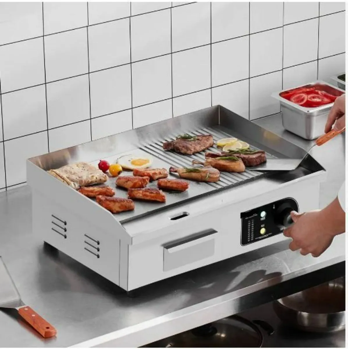 Commercial Electric Griddle 3200W - Image 4