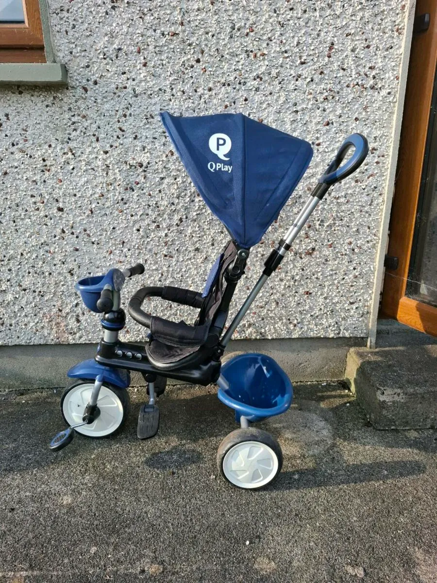 Qplay 4-in-1 Trike Dark Blue - Image 1