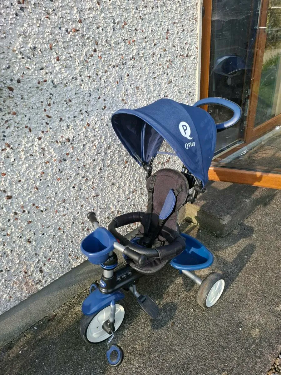 Qplay 4-in-1 Trike Dark Blue - Image 2