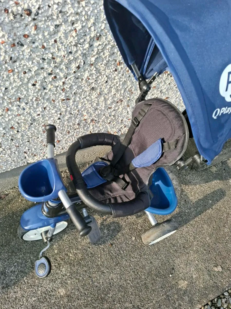 Qplay 4-in-1 Trike Dark Blue - Image 3