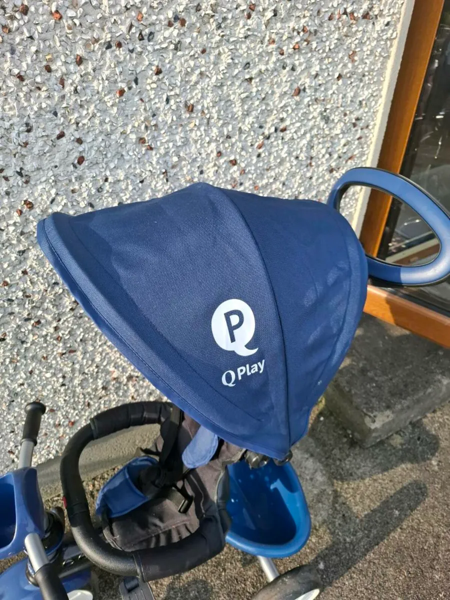 Qplay 4-in-1 Trike Dark Blue - Image 4