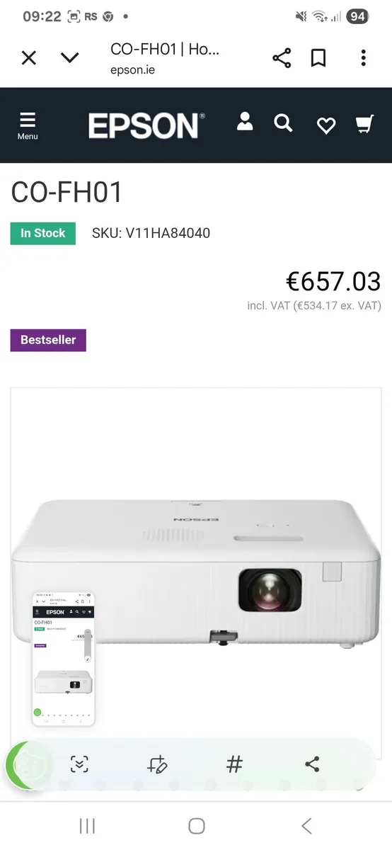 Projector  Epson - Image 2