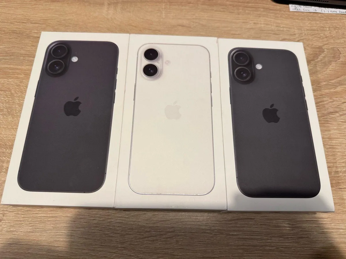 iPhone 16 plus 256GB (IRISH STOCK) Sealed 1y Warra