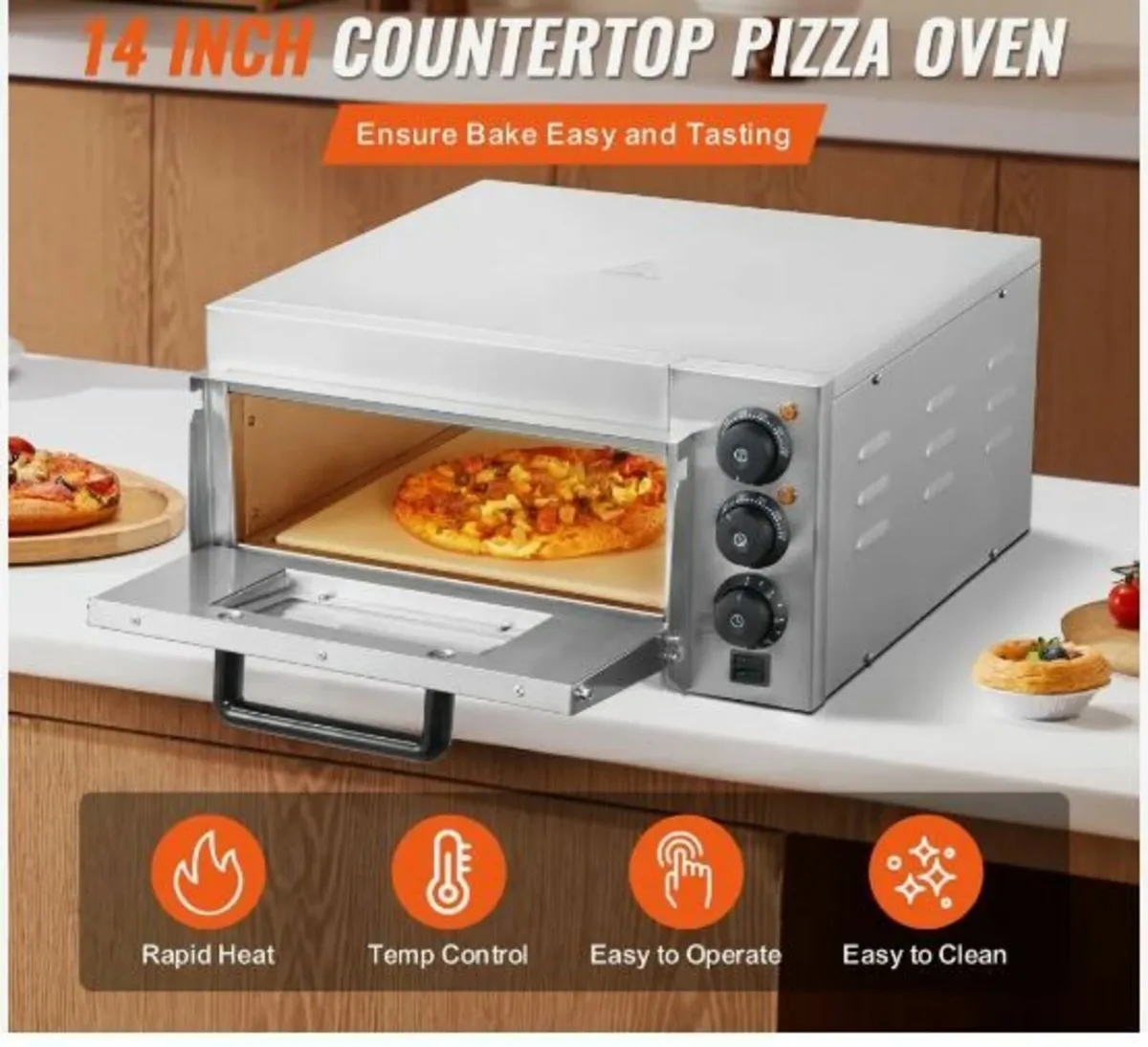 Commercial Countertop Pizza Oven Electric - Image 3