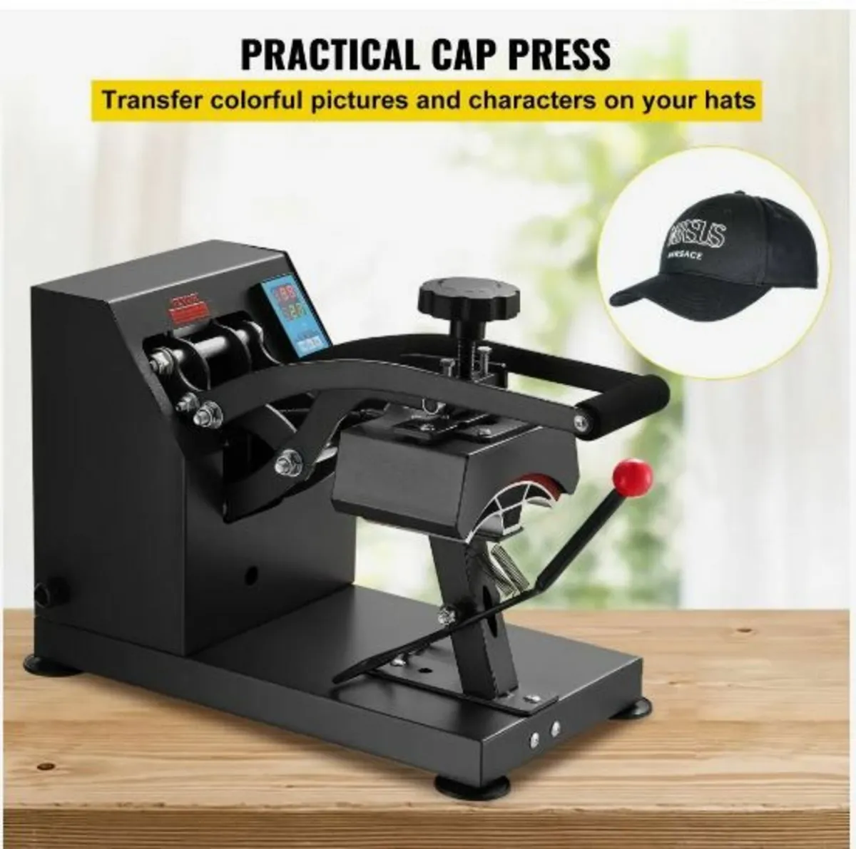 Hat Heat Press 5.5 x 3.5 inch Heat Press Machine - Image 2