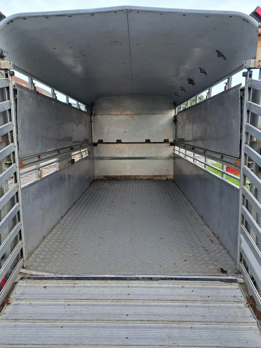 12 x 6 Ifor Williams Cattle trailer with sheep dec - Image 4