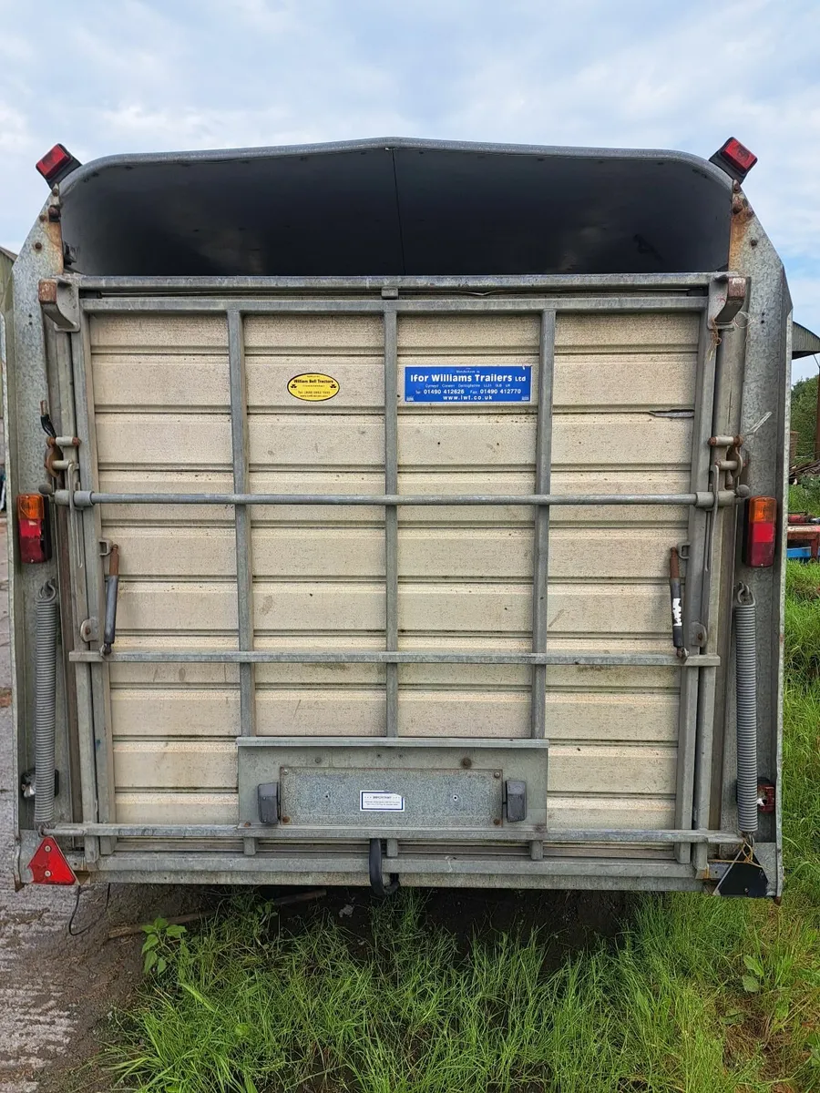 12 x 6 Ifor Williams Cattle trailer with sheep dec - Image 2
