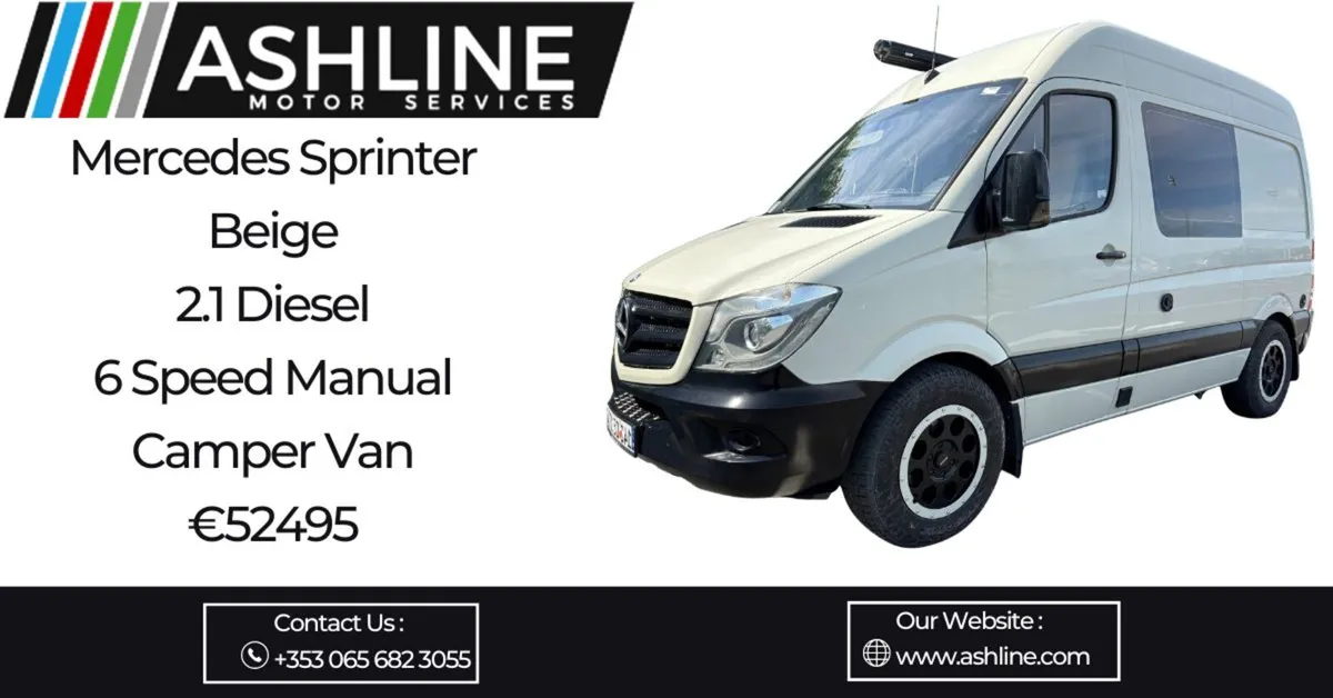 142 Mercedes Sprinter Camper van - Image 1