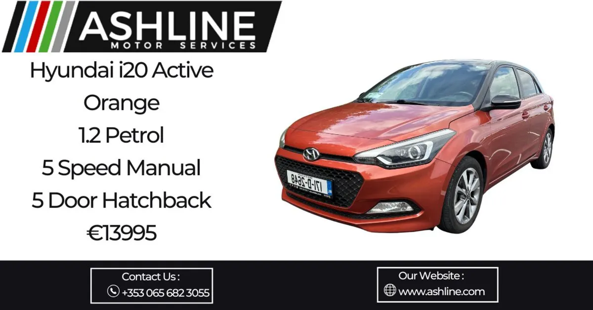Hyundai i20 2017 1.2 Deluxe - Image 1