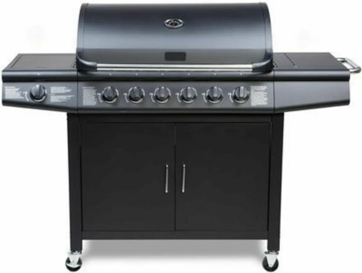 7-Burner Pro Deluxe Gas Grill with Side Burner - Image 1