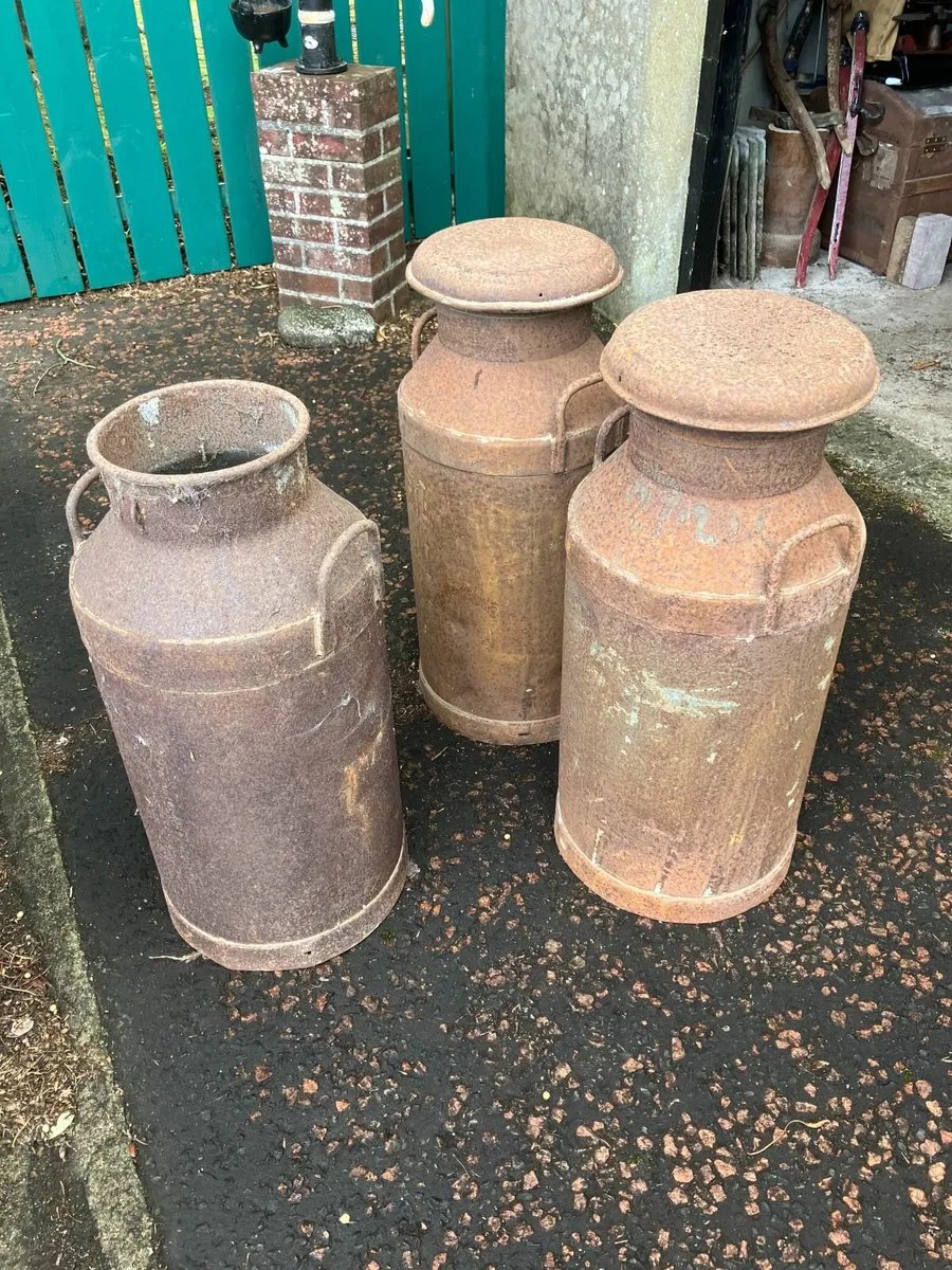 Creamery cans - Image 1