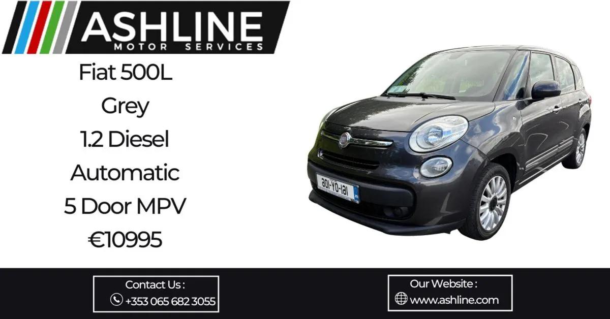 Fiat 500 L 2016 7 Seater, Automatic - Image 1