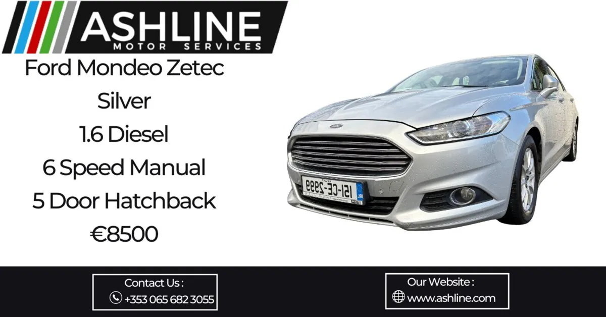FORD MONDEO 1.6 TDCI ZETEC ECONETIC S/S 115PS 5DR - Image 1