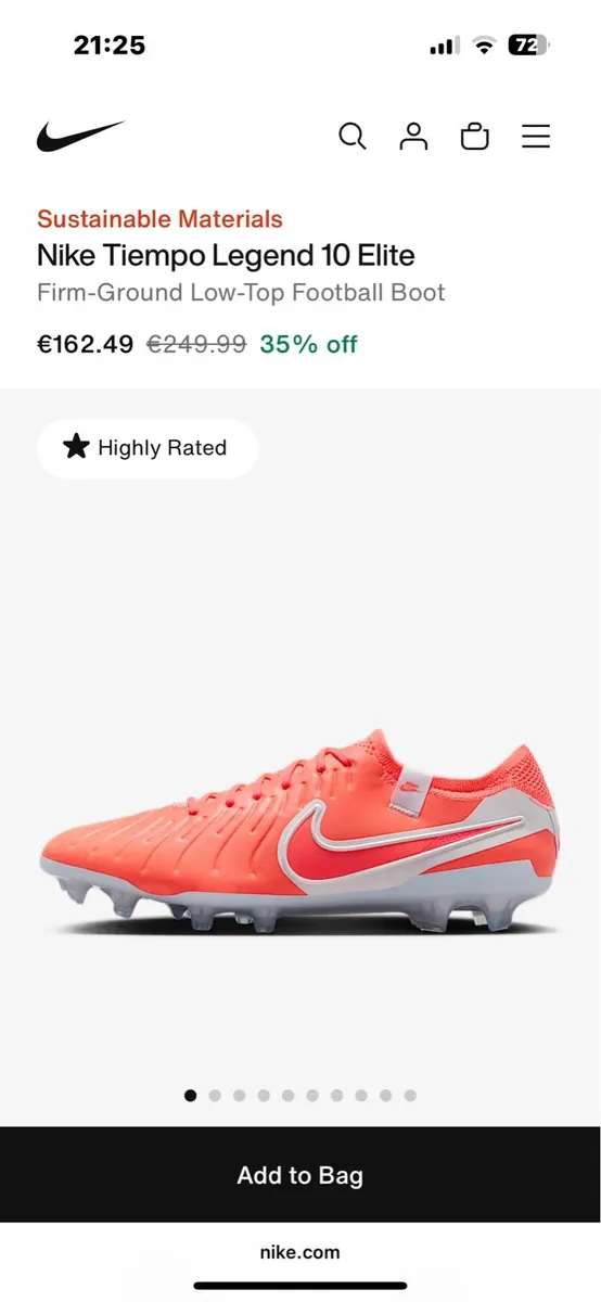 Nike tiempo legends 10 elite UK 11 - Image 4