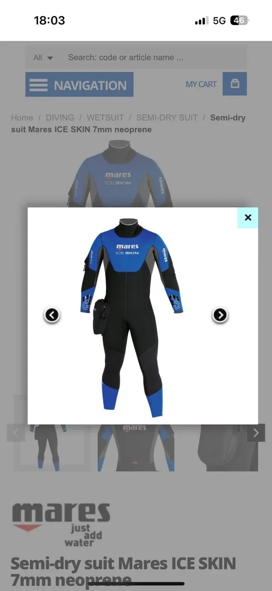 New Semi Dry Wet Suit for scuba diving - Image 2
