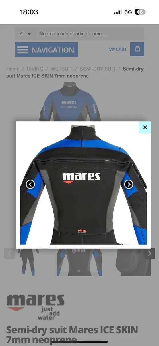 New Semi Dry Wet Suit for scuba diving - Image 4