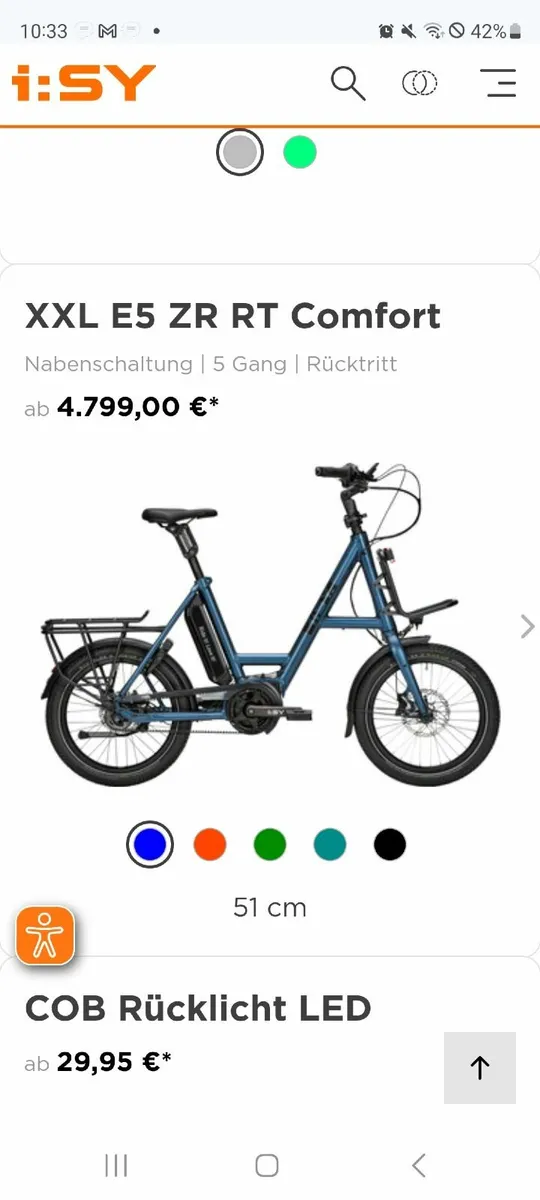 I:SY, ELECTRIC BIKE,  E-BIKE, BOSCH - Image 1