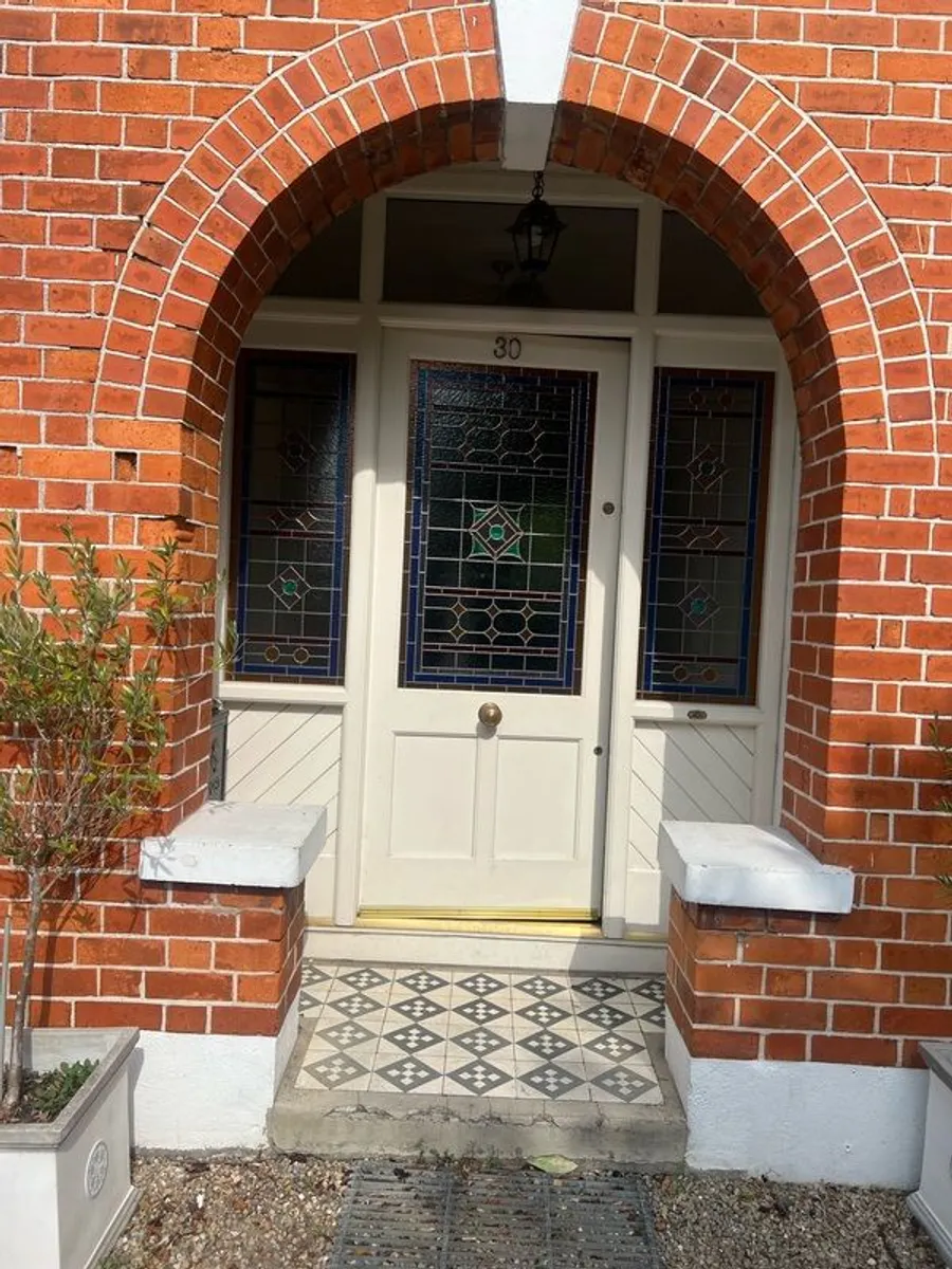Stained glass door and windows - Image 3