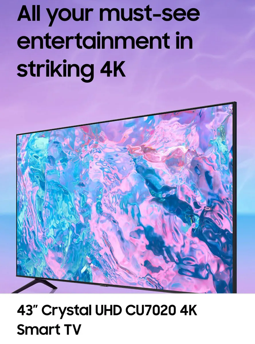 Samsung 43 smart tv 7 series - Image 1