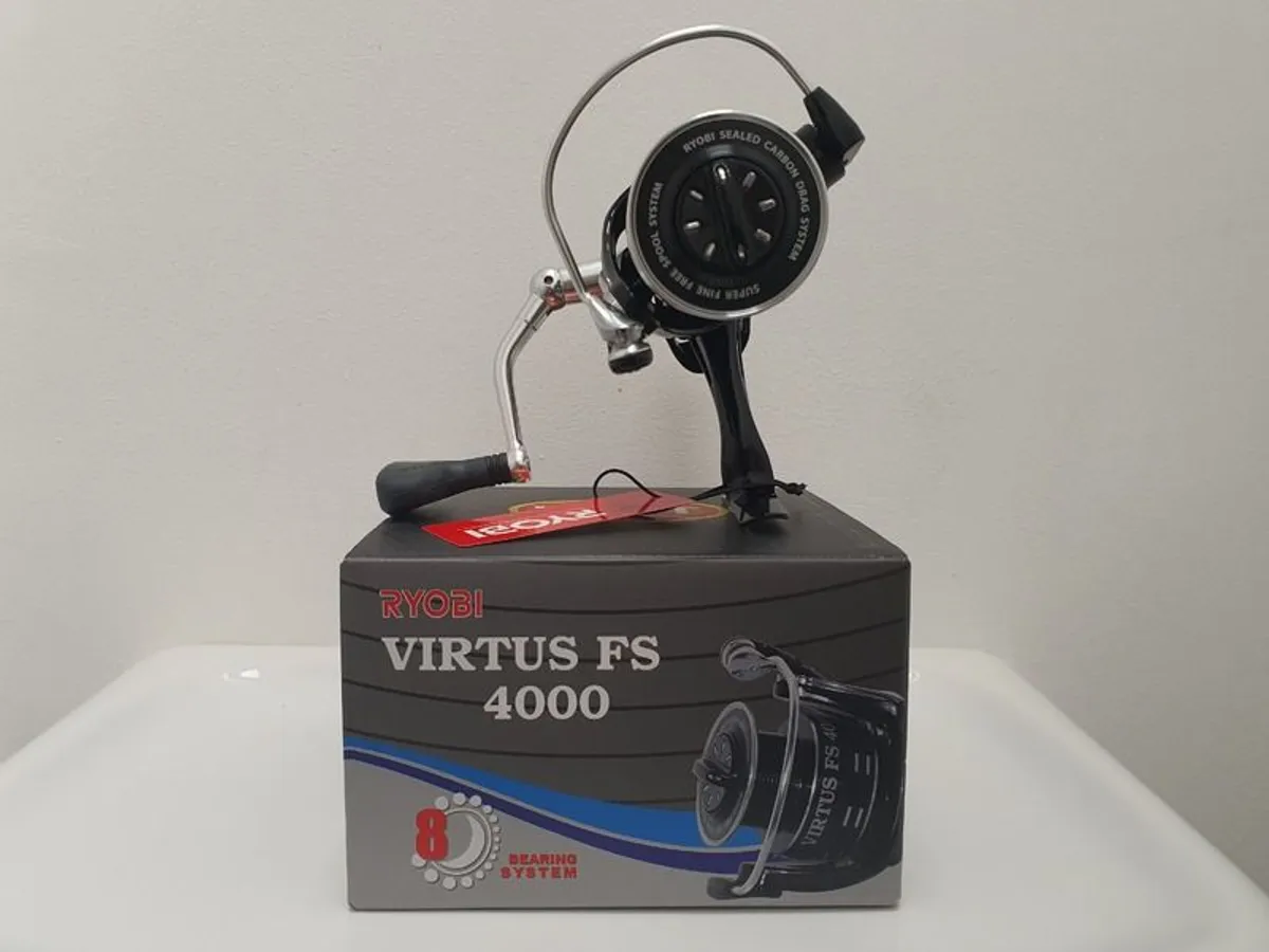 NEW - Ryobi Virtus FS 4000 Freerunner (Baitrunner) Carp Fishing Reel - Pike Tench Bream Feeder Method Pellet Dumbells Hybrid Roach - Image 3