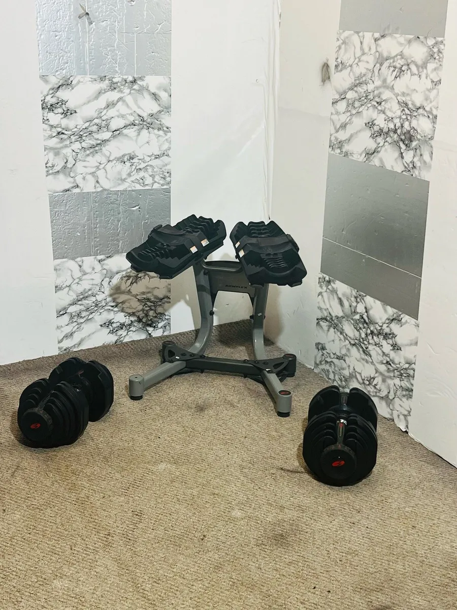 40kG Bowflex SelectTech Adjustable Dumbbells - Image 4