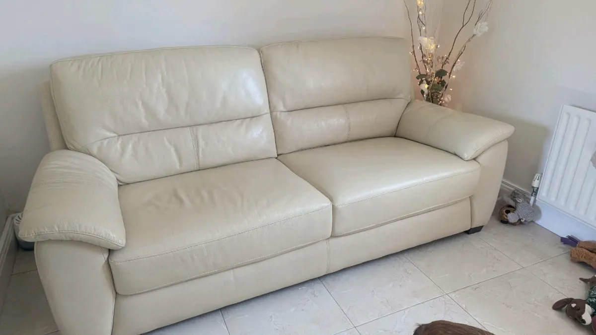 Leather sofa - Image 1