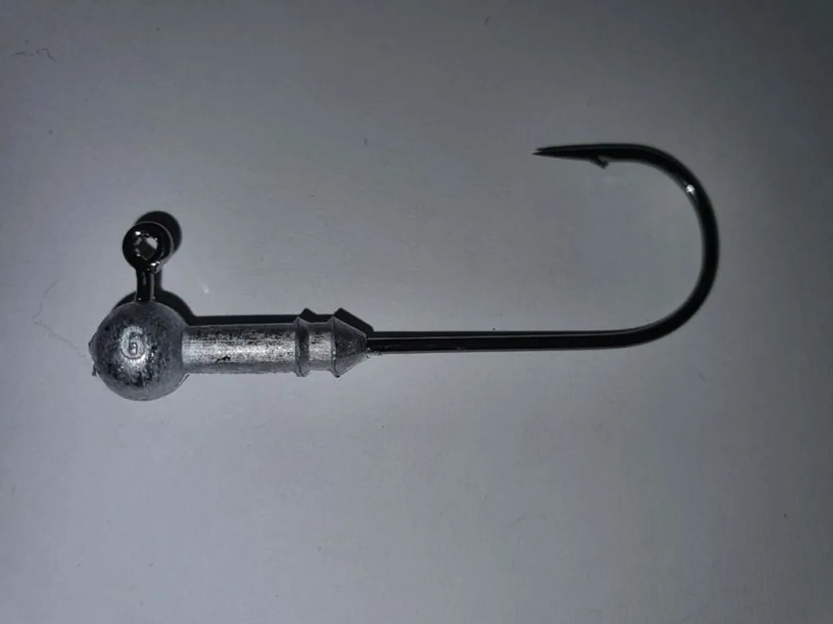 New - Strong Kamatsu Jig Heads 6/0 with weight 6g - Pike Perch Trout Salmon Bass Cod Pollock - Image 1