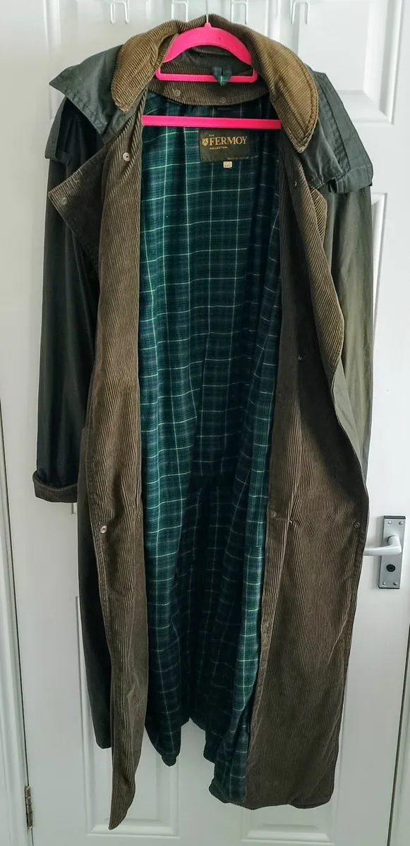 Waxed Cotton Trench Coat - Image 3