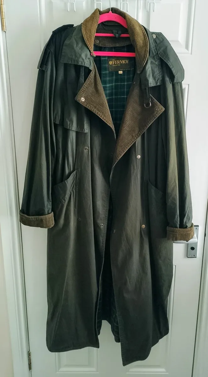 Waxed Cotton Trench Coat - Image 4