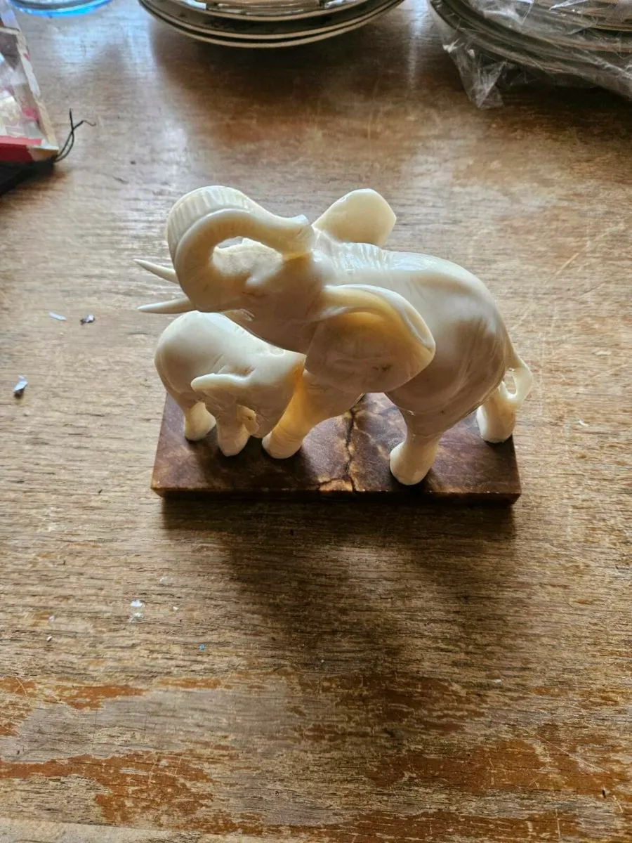Vintage Elephant Display - Image 1