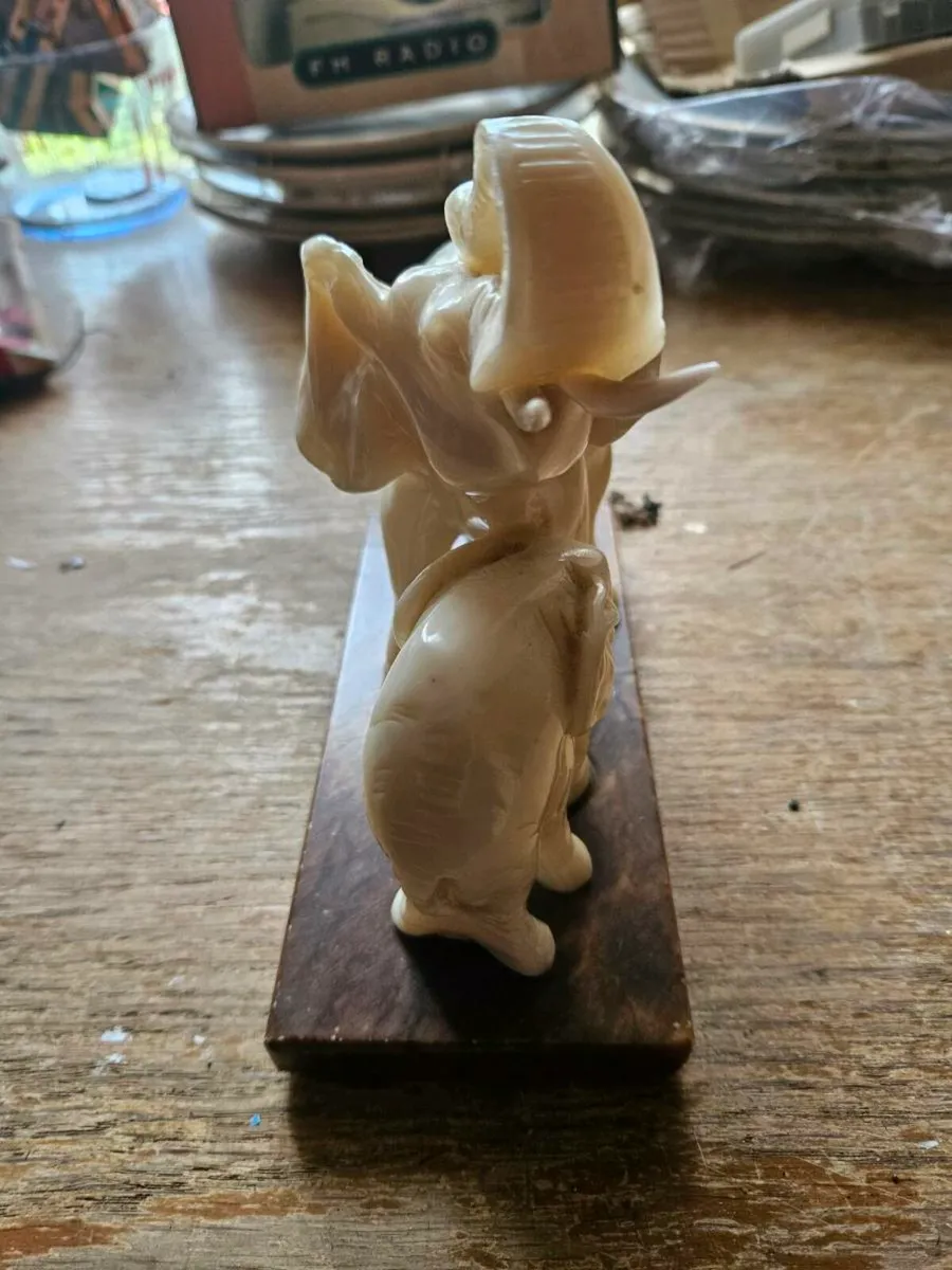 Vintage Elephant Display - Image 3
