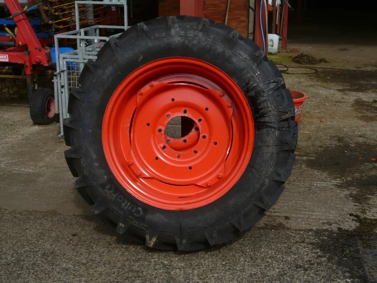 Tractor Tyres c/w Rims - Image 3