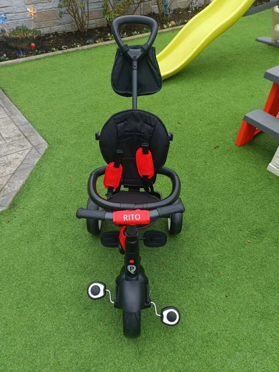 QPlay RITO EVA Trike: Black/Red; Rare; Barely Used - Image 1