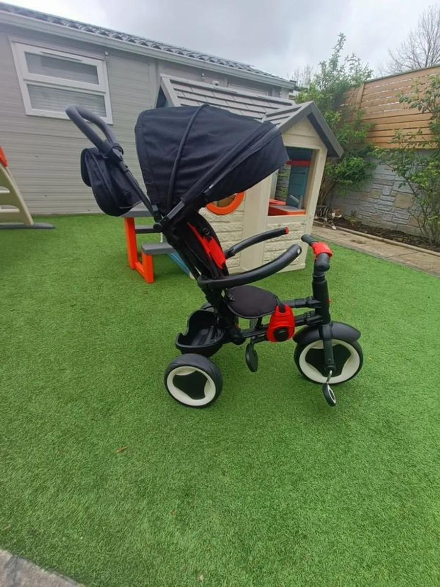 QPlay RITO EVA Trike: Black/Red; Rare; Barely Used - Image 4