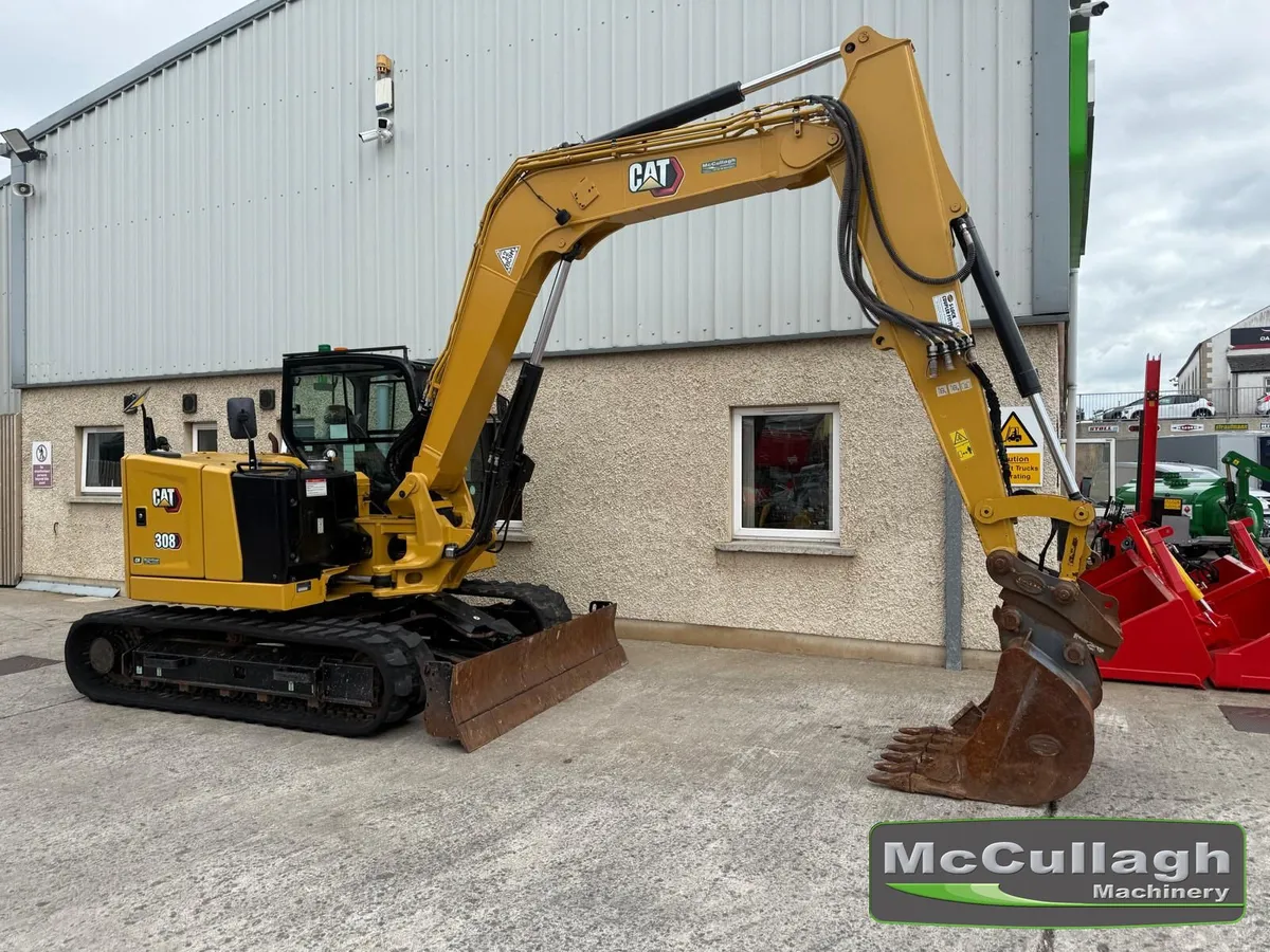 2021 CAT 308 CR 8 Tonne Digger - Image 1