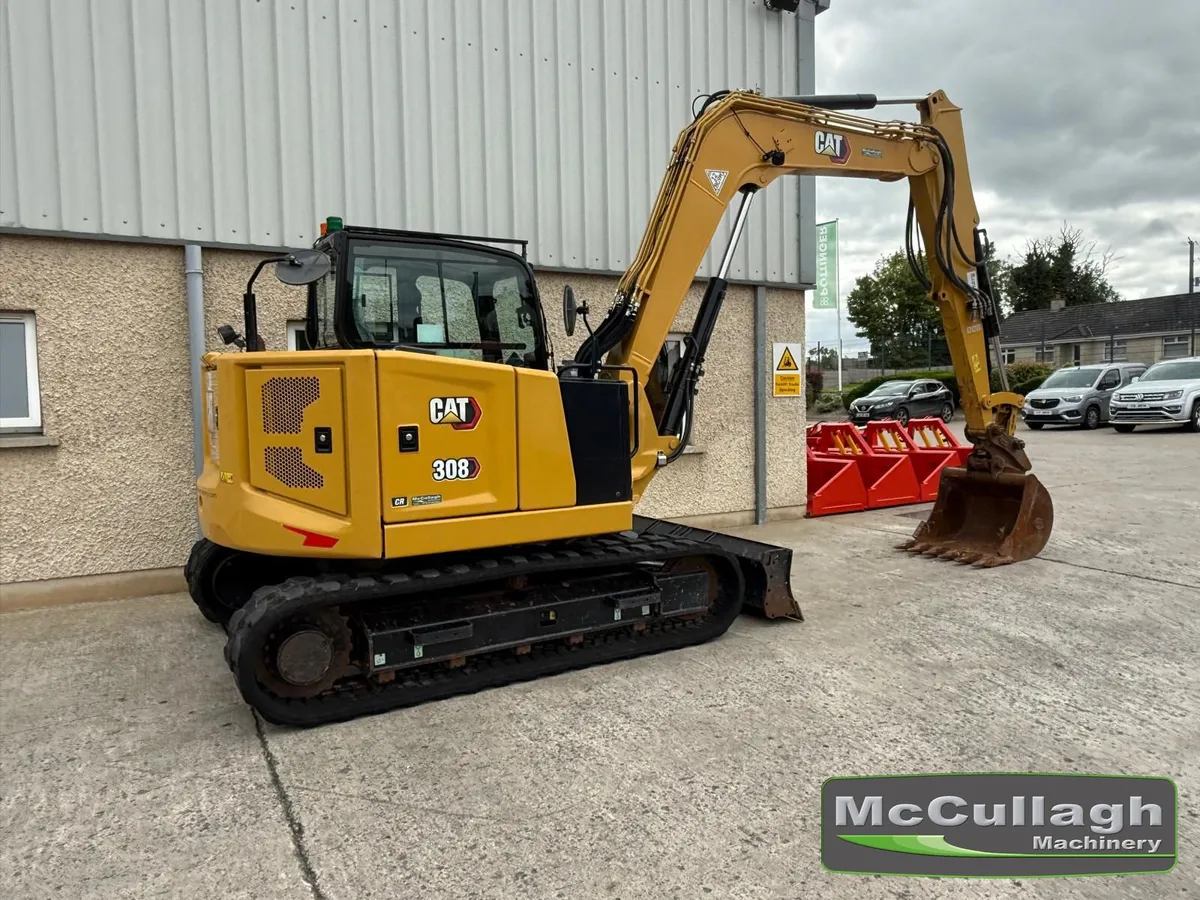 2021 CAT 308 CR 8 Tonne Digger - Image 4