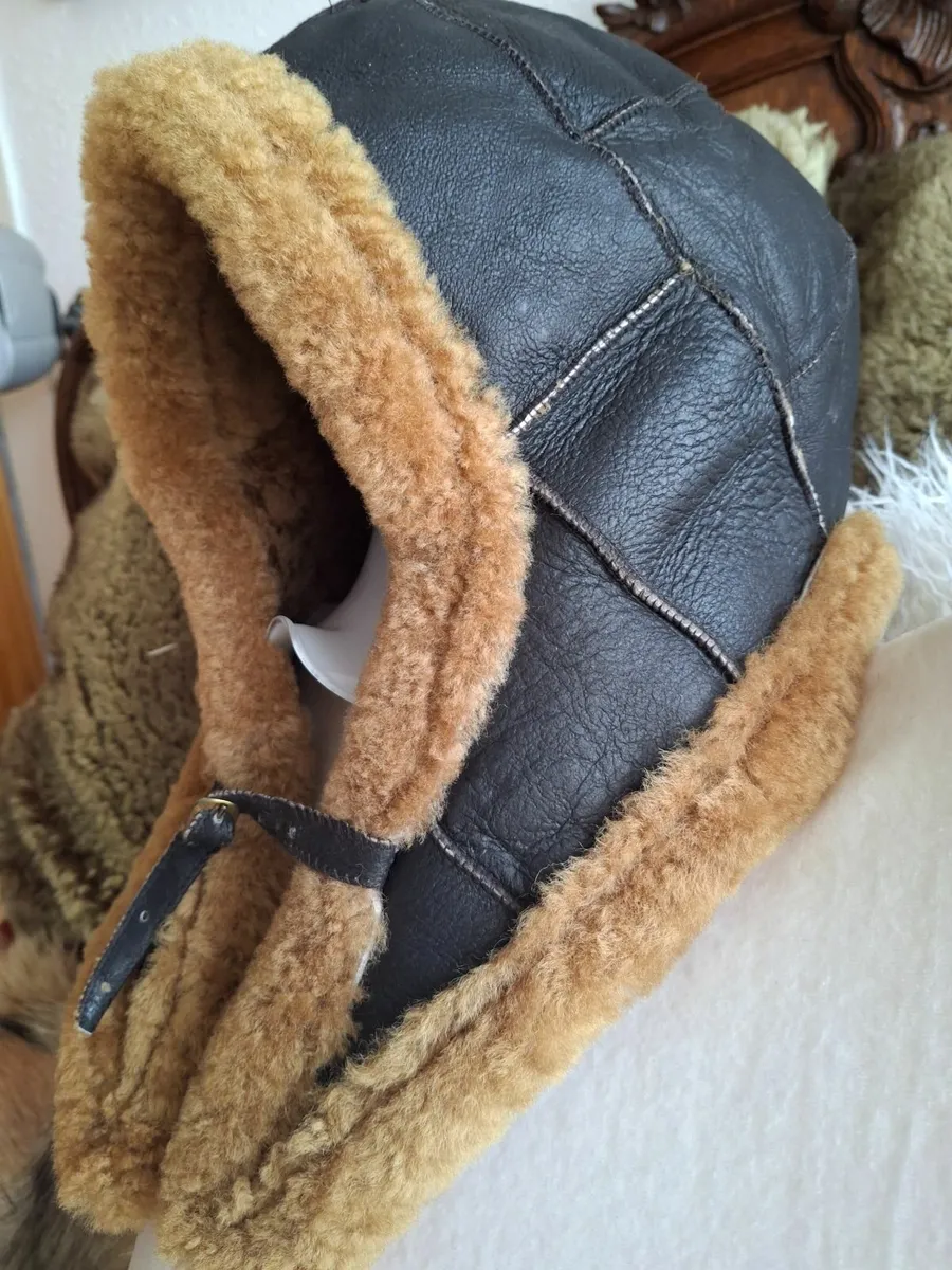 AVIATOR SHEEPSKIN HAT - Image 1