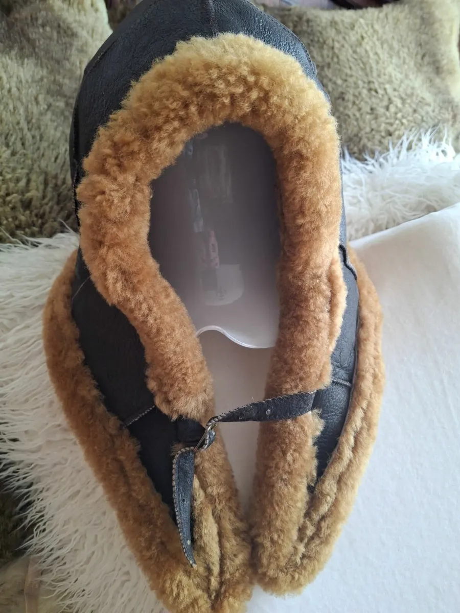 AVIATOR SHEEPSKIN HAT - Image 3