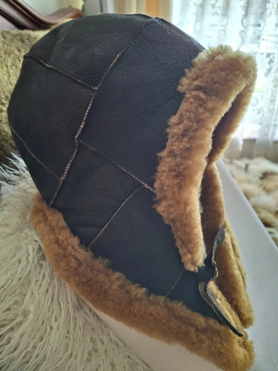 AVIATOR SHEEPSKIN HAT - Image 4