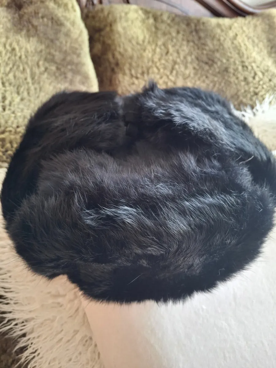 SOVIET  FUR RABBIT HAT - Image 1