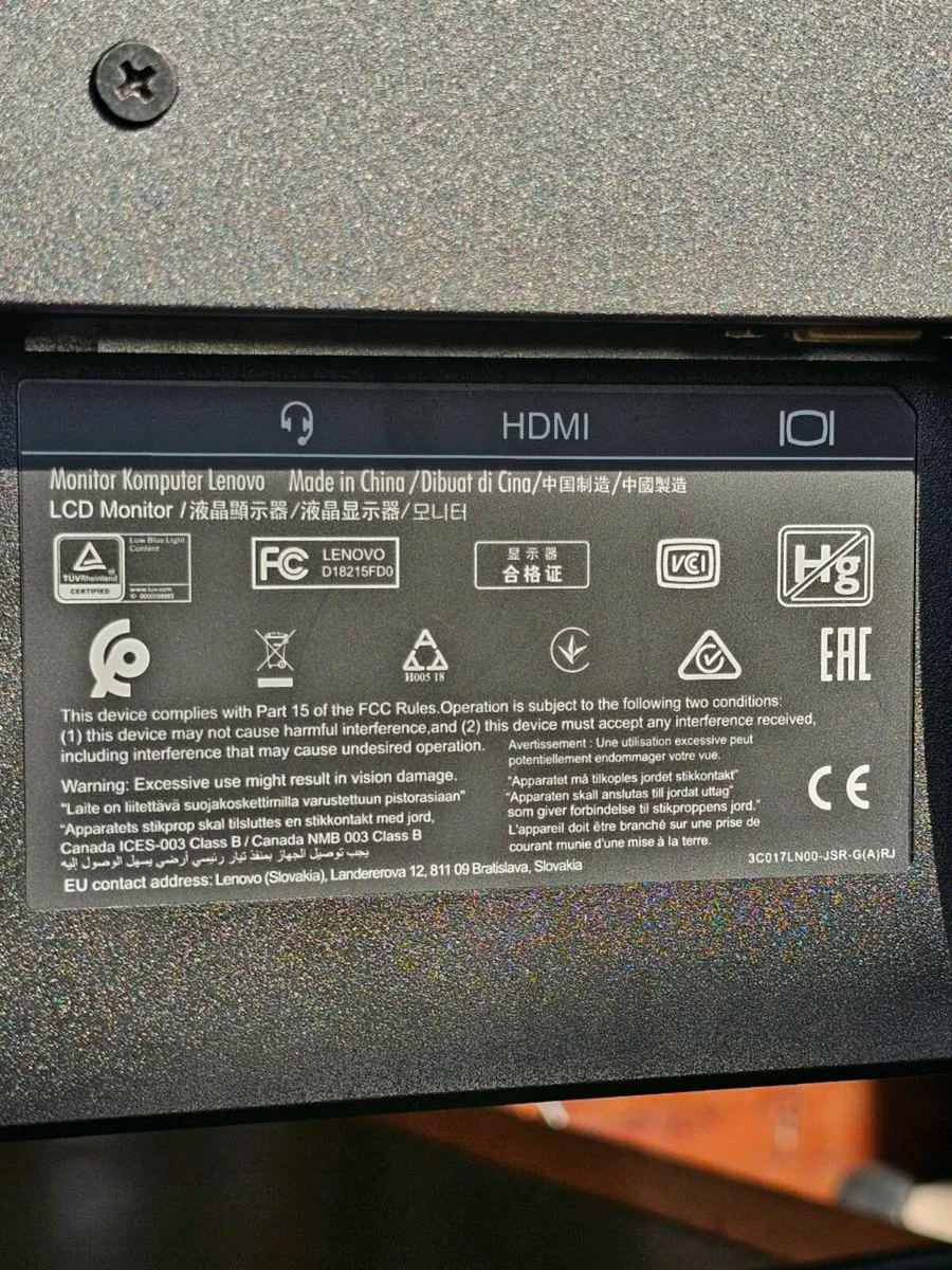 Monitor Lenovo 21.5 Full HD. Screen - Image 4