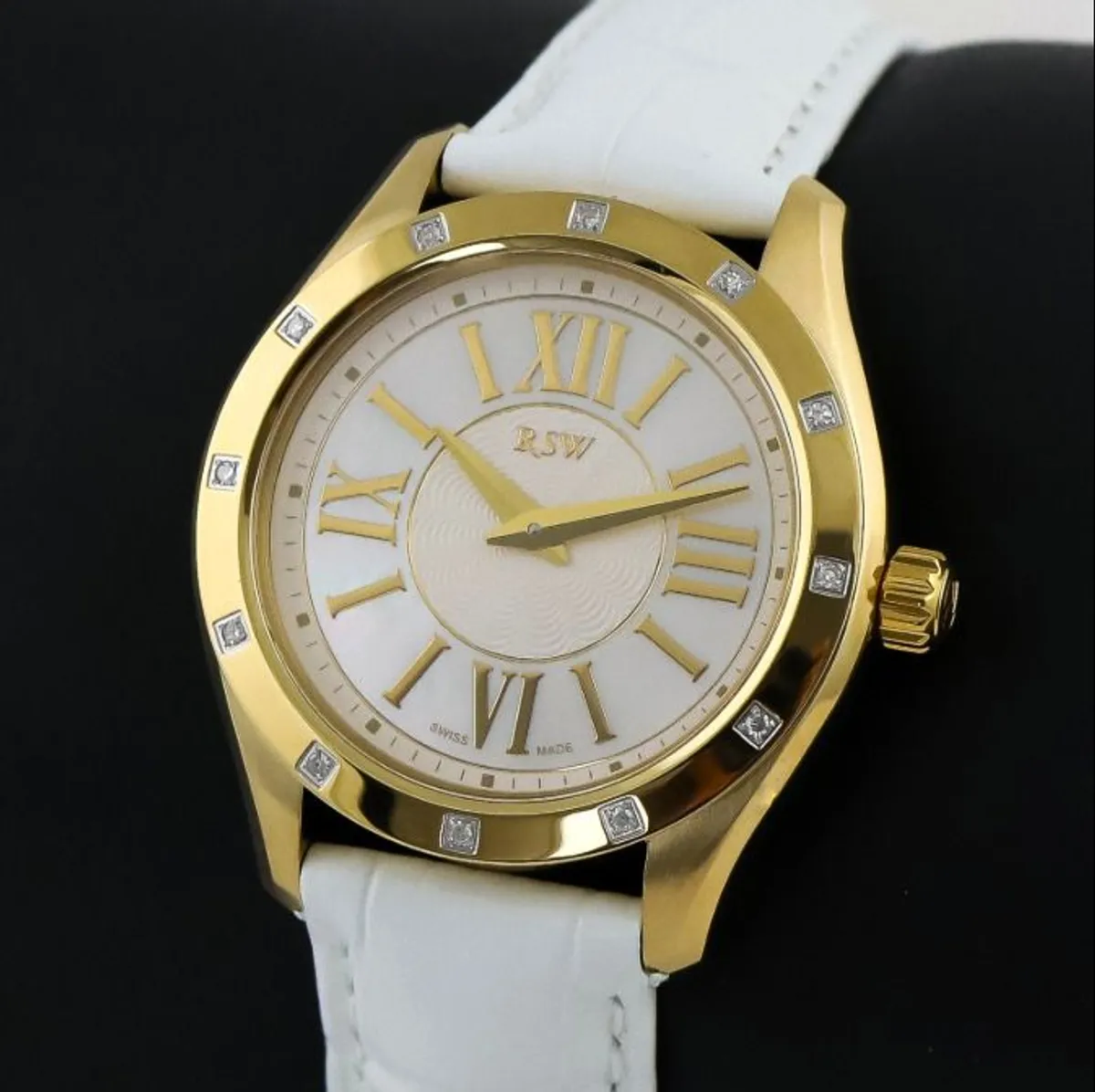 Ladies Swiss RSW Diamond Watch - Image 3