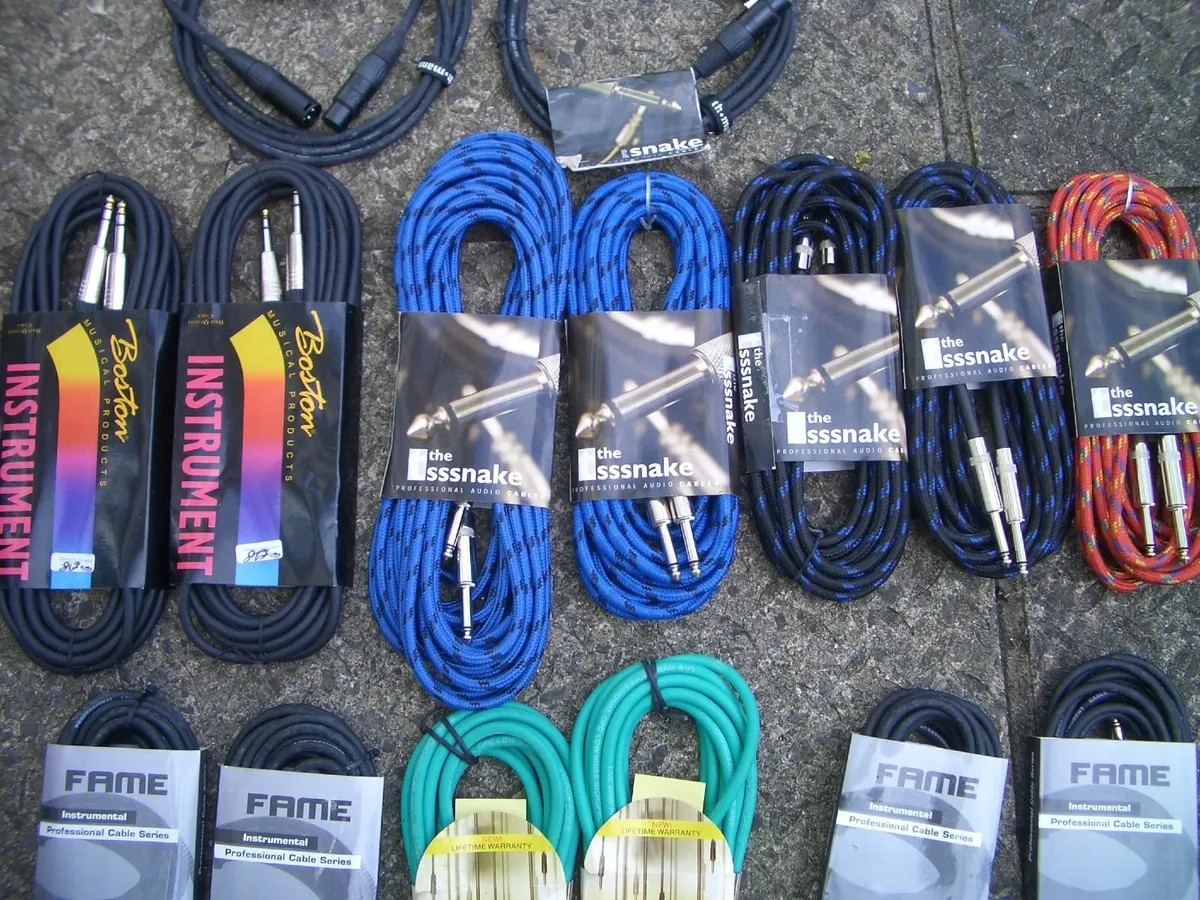 New Lead Cable- Microphone-Instrument- Power Leads - Image 4