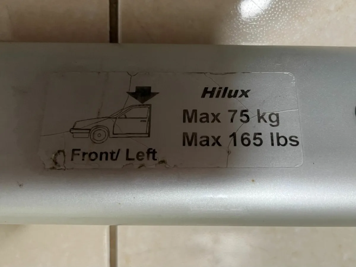 Genuine Toyota Hilux Roof Rack / Cross Bars - Alum - Image 3