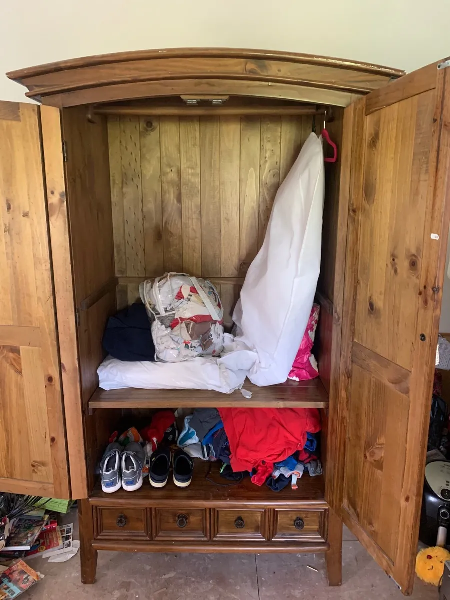 Wardrobe (Walnut finish) - Image 2