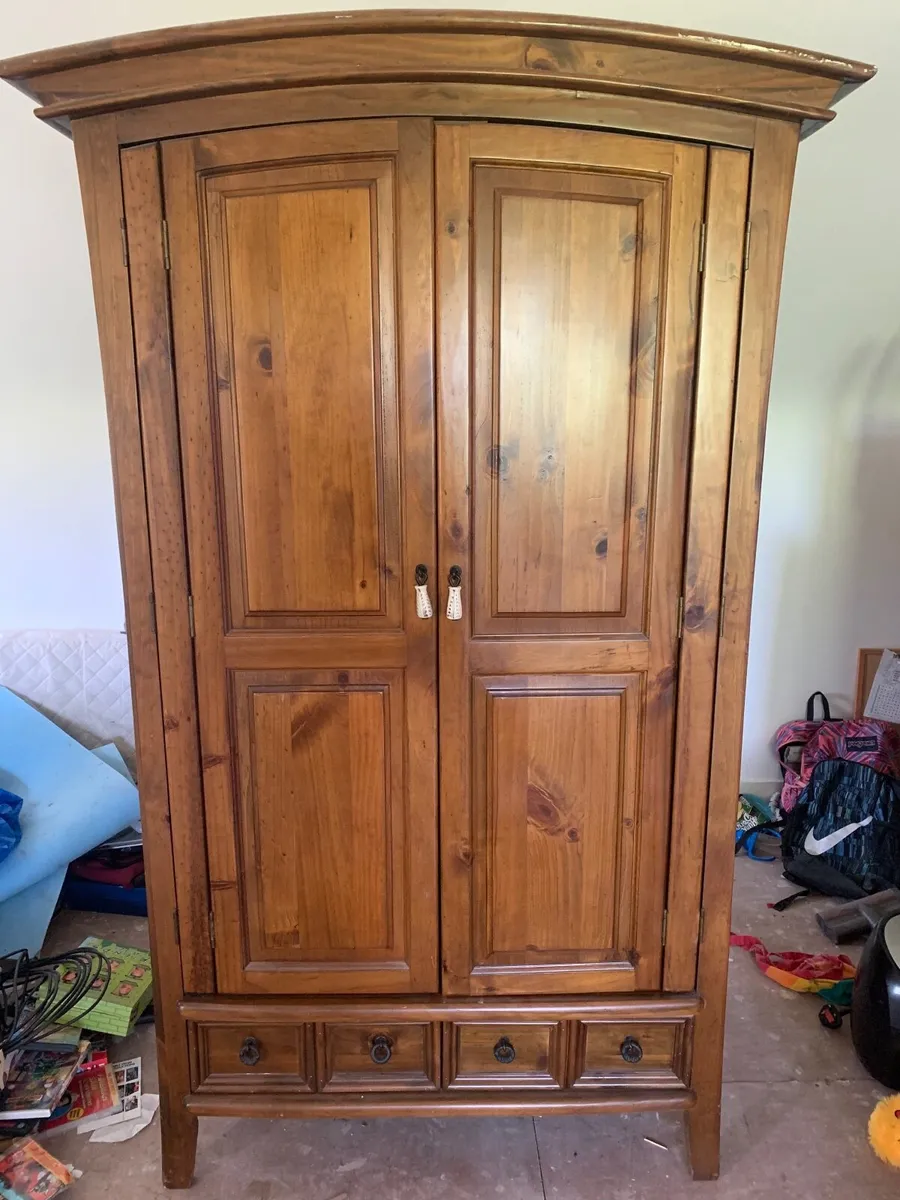 Wardrobe (Walnut finish) - Image 1